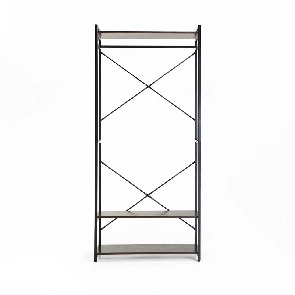 Decofurn | Lark 3 Shelf & Hanging Open Robe – Decofurn Furniture