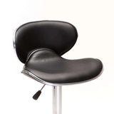 LEE LEATHER TOUCH BARSTOOL - BLACK