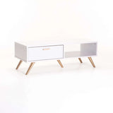 LENA 100x40cm COFFEE TABLE - WHITE