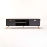 LENA 160cm 2 DOOR TV UNIT - GREY