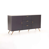 LENA 2 DOOR 3 DRAWER SIDEBOARD - GREY