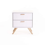 LENA 2 DRAWER PEDESTAL - WHITE