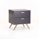 LENA 2 DRAWER PEDESTAL - GREY