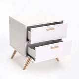 LENA 2 DRAWER PEDESTAL - WHITE