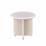 LENNOX 50cm ROUND SIDE TABLE - SILK GREY