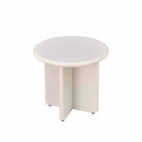 LENNOX 50cm ROUND SIDE TABLE - SILK GREY