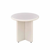 LENNOX 50cm ROUND SIDE TABLE - SILK GREY