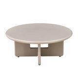 LENNOX 80cm ROUND COFFEE TABLE - LATTE