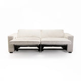 LEO FABRIC ELECTRIC POWER 3 SEATER RECLINER
