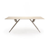 LIAM STONE TOP LIGHT LEG 180 x 90 cm (6-8 Seater)