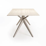 LIAM STONE TOP LIGHT LEG 180 x 90 cm (6-8 Seater)