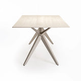 LIAM STONE TOP LIGHT LEG 180 x 90 cm (6-8 Seater)