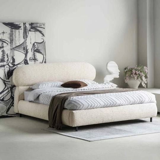 LILY TEXTURED FABRIC BED