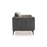 LINA FABRIC 2 SEATER - GREY