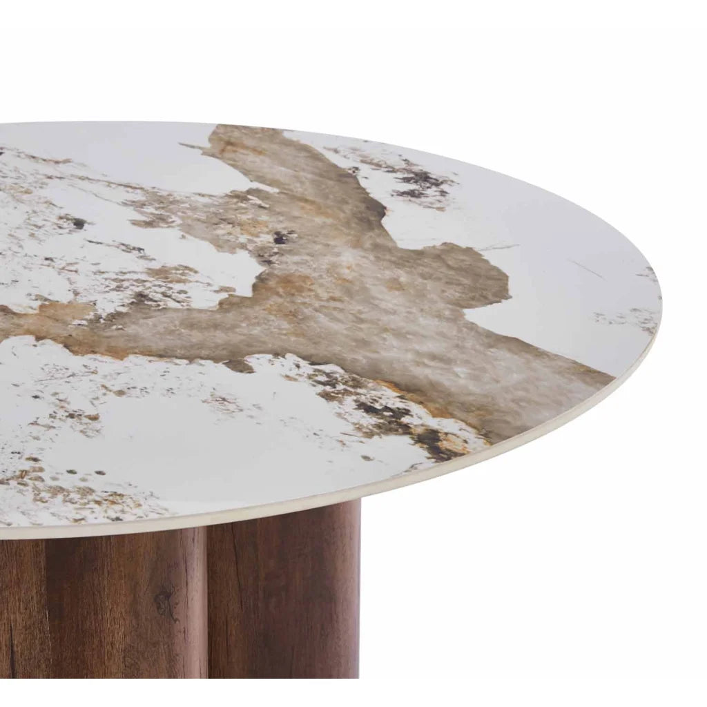 Decofurn | Liv 120cm Round Stone Top Dining Table | R4599 Decofurn | Liv 120cm Round Stone Top Dining Table | R4599