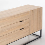 LODI 3 DRAWER 1 DOOR SIDEBOARD - OAK