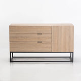 LODI 3 DRAWER 1 DOOR SIDEBOARD - OAK