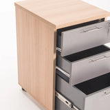 LOGO MOBILE 3 DRAWER UNIT - OAK/GREY