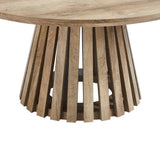 LOLA 80cm ROUND COFFEE TABLE - OAK