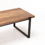 LOTUS 120x60cm COFFEE TABLE - WALNUT