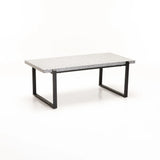 LOTUS 120x60cm COFFEE TABLE - GREY MARBLE