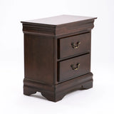 LOUISE 2 DRAWER PEDESTAL - DARK