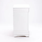 LOUISE 2 DRAWER PEDESTAL - WHITE