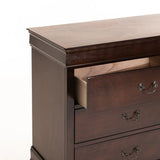 LOUISE 6 DRAWER DRESSER - DARK