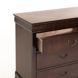 LOUISE 6 DRAWER DRESSER - DARK