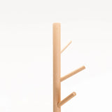 LUC COAT RACK 171cm H - BLACK/BEECH