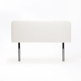 LUCY BOUCLE FABRIC SINGLE HEADBOARD - CREAM