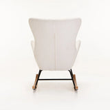 LULU FLEECE ROCKING CHAIR - CREAM