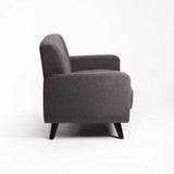 LUNA FABRIC 2 SEATER - DARK GREY/DARK LEG