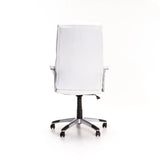 LUXURY EXECUTIVE HIBACK OFFICE CHAIR CM113 - WHITE