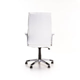 LUXURY EXECUTIVE HIBACK OFFICE CHAIR CM113 - WHITE