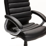 LUXURY EXECUTIVE HIBACK OFFICE CHAIR CM113 - BLACK