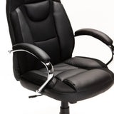 LUXURY EXECUTIVE HIBACK OFFICE CHAIR CM710 - BLACK