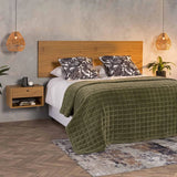 LYON QUEEN HEADBOARD - OAK