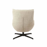MABEL FABRIC ARMCHAIR W/SWIVEL - OATMEAL