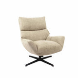MABEL FABRIC ARMCHAIR W/SWIVEL - OATMEAL