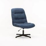 MACEY FABRIC CHAIR W/SWIVEL - BLUE