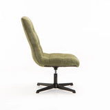 MACEY FABRIC CHAIR W/SWIVEL - GREEN