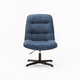 MACEY FABRIC CHAIR W/SWIVEL - BLUE