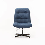 MACEY FABRIC CHAIR W/SWIVEL - BLUE