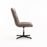 MACEY FABRIC CHAIR W/SWIVEL - DARK GREY