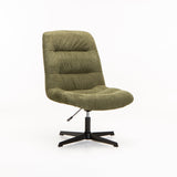 MACEY FABRIC CHAIR W/SWIVEL - GREEN