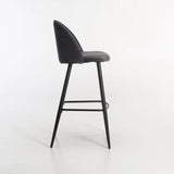 MADDIE VELVET BARSTOOL - FOREST GREEN