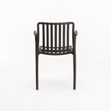 MAJORCA CHAIR W/ARMS - BLACK