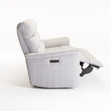 MARCO FABRIC ELECTRIC POWER 3 SEATER RECLINER-GREY