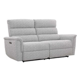 MARCO FABRIC ELECTRIC POWER 3 SEATER RECLINER-GREY